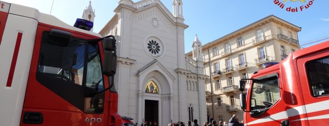 Avellino| I vigili del fuoco celebrano Santa Barbara