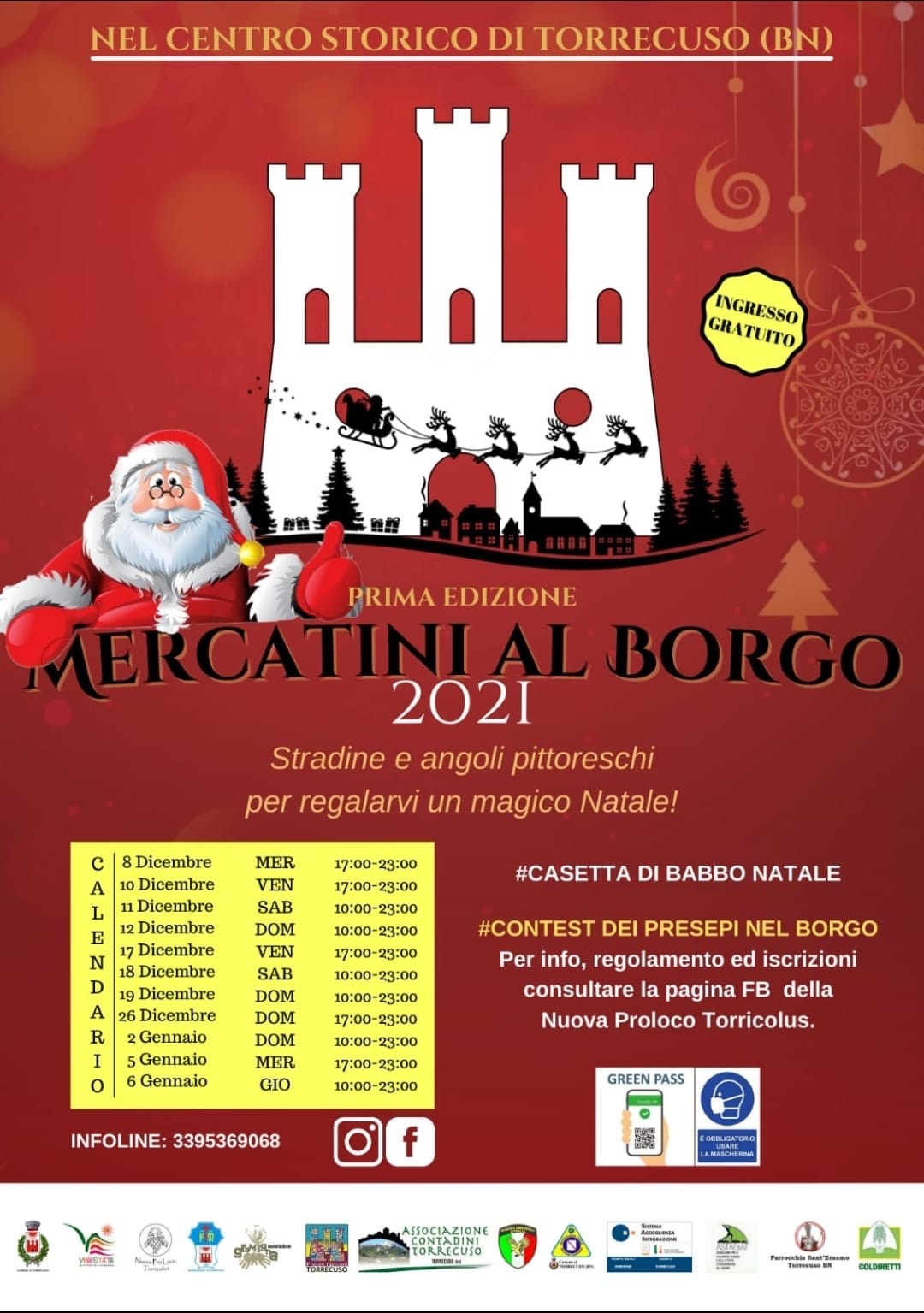 Torrecuso|Al via i Mercatini di Natale al Borgo