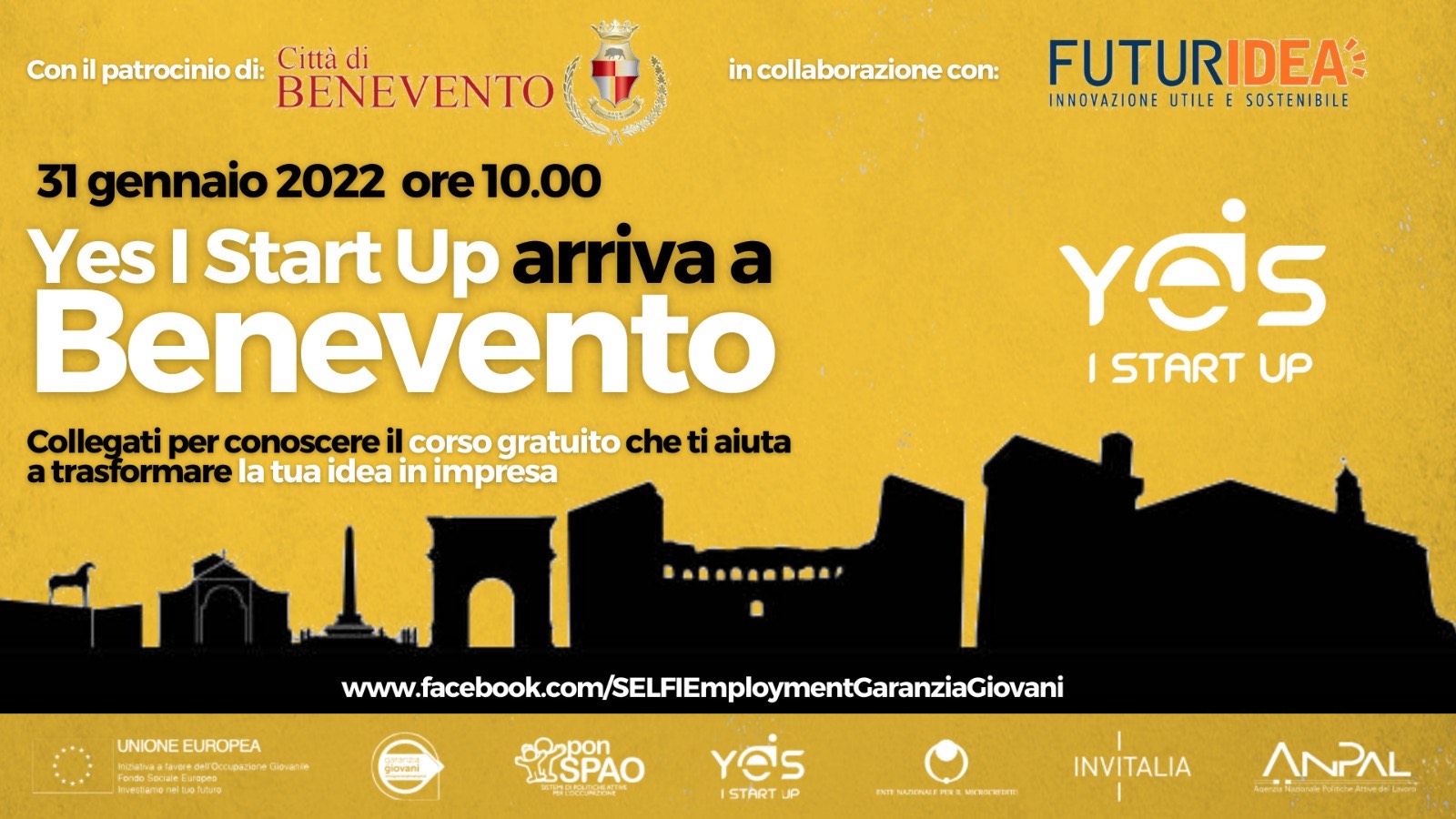 Futuridea, Yes I Start up arriva a Benevento