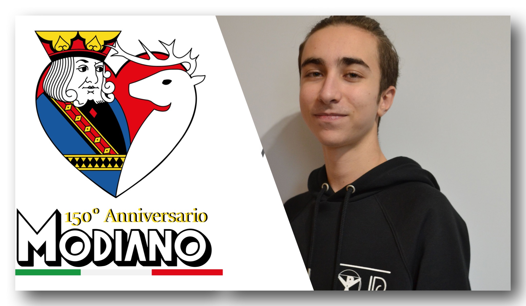 Benevento| Il logo celebrativo delle carte Modiano realizzato da uno studente del “Palmieri Rampone Polo”