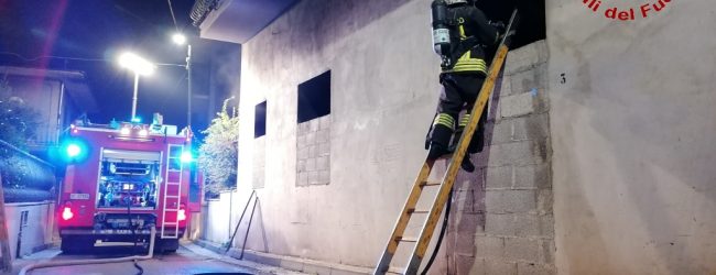 Mugnano del Cardinale| Incendio in un’abitazione, anziana messa al sicuro dai vigili del fuoco