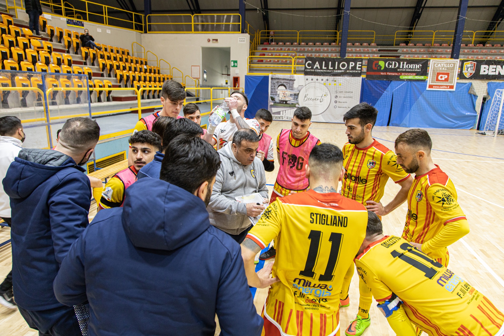 Benevento 5, a Roma il primo pareggio della stagione