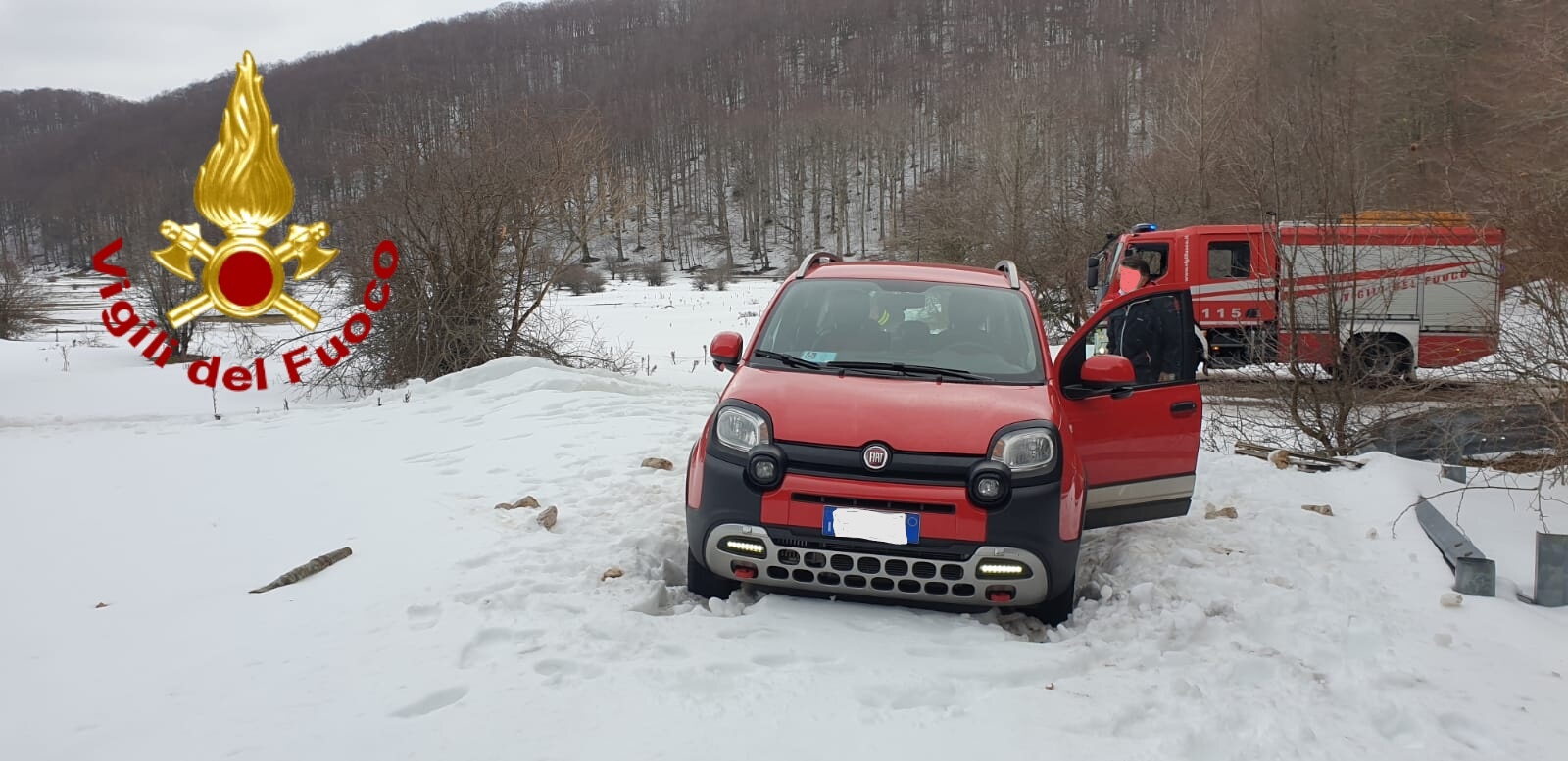Calabritto| Bloccato sulla neve, un uomo percorrere 12km a piedi per richiedere aiuto