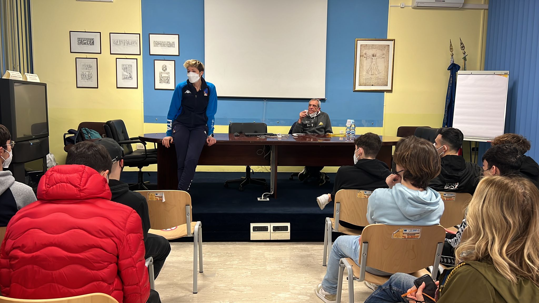 Donne e sport: all’Istituto Alberti l’esperienza della schermitrice sannita Francesca Boscarelli