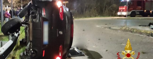 Calitri| Incidente sull’Ofantina, auto si ribalta: 5 feriti in ospedale