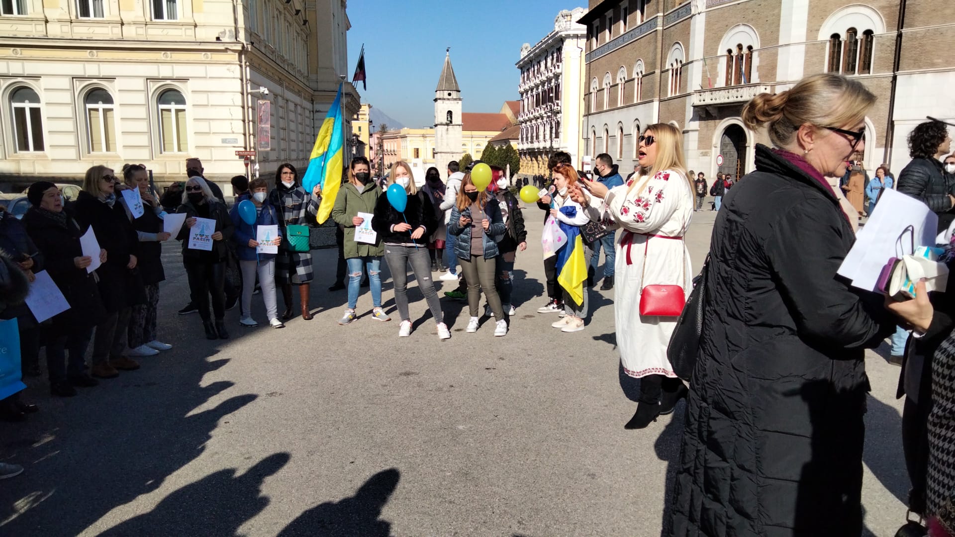 Benevento: “Vox Pacem” il flash mob per la pace in Ucraina