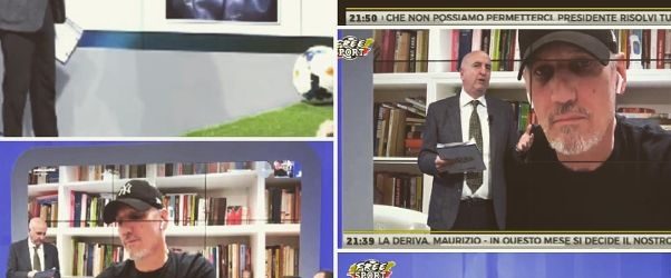 Nella trasmissione Freesport di Labtv anche il noto comico e presentatore Piero Chiambretti