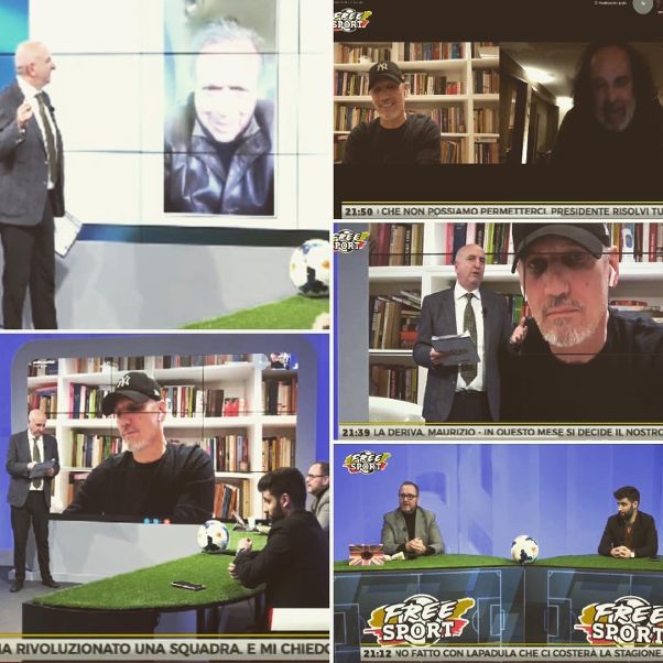 Nella trasmissione Freesport di Labtv anche il noto comico e presentatore Piero Chiambretti