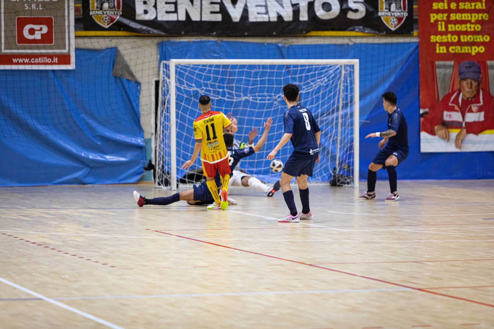 Benevento 5, terza vittoria consecutiva per i giallorossi