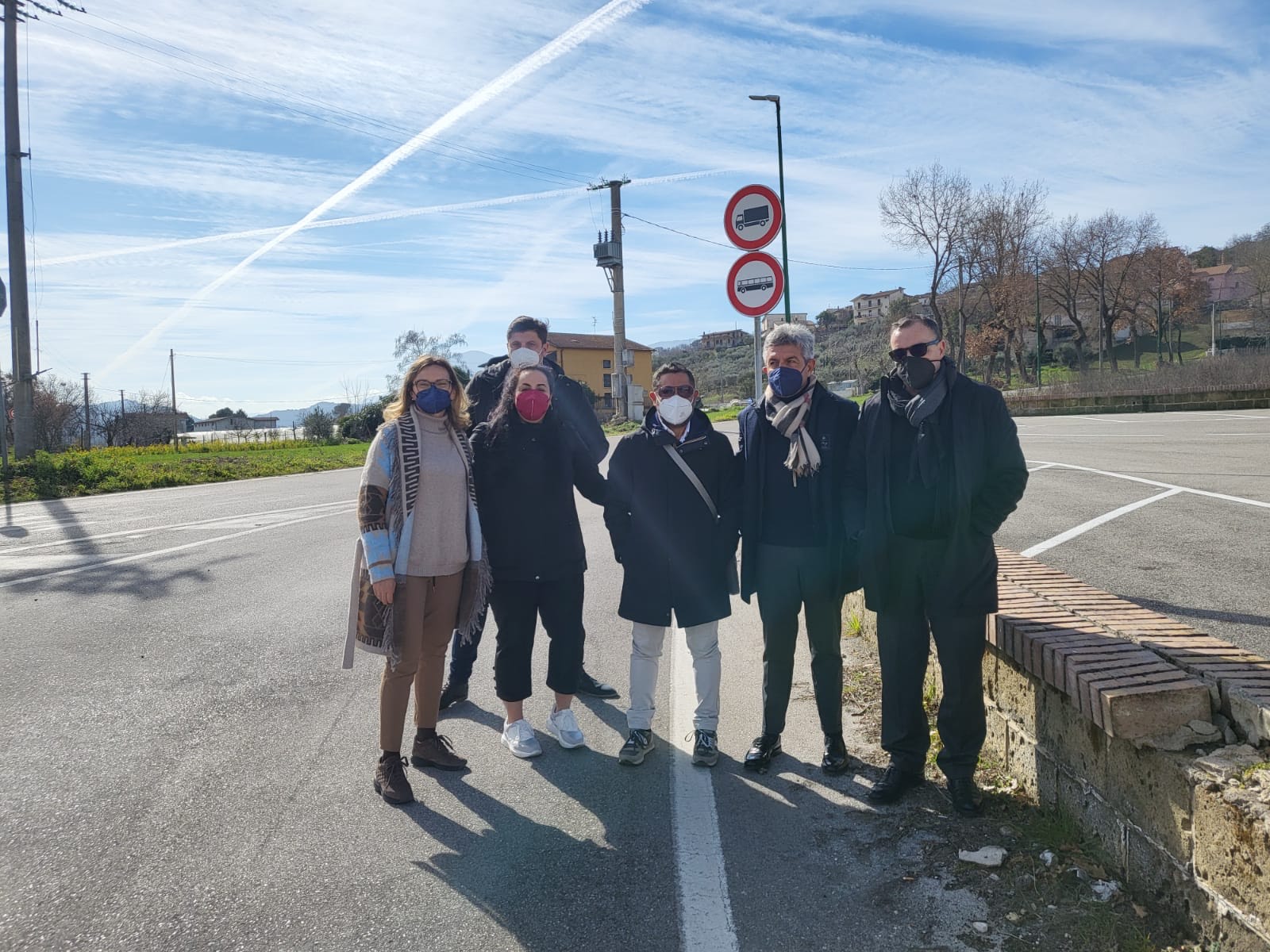 Fondovalle Sabato, sopralluogo di Lombardi e Iannace a Casale Macabri