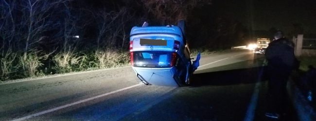 Incidente stradale in contrada San Vitale: tre auto coinvolte, due feriti
