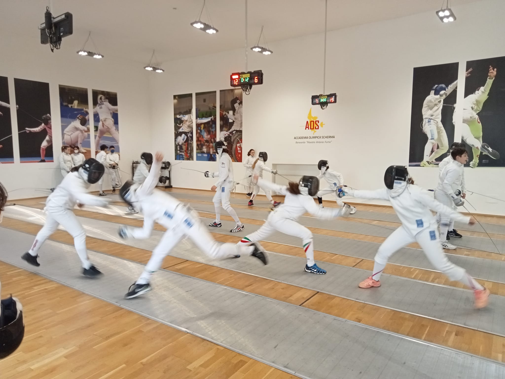 All’Accademia Olimpica Beneventana di Scherma allenamento federale riservato alla categorie giovanili
