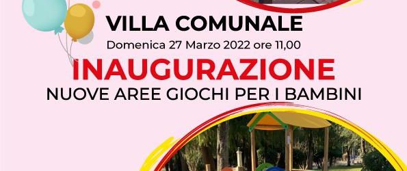 Benevento| Nuova area giochi nella villa Comunale, domenica l’inaugurazione