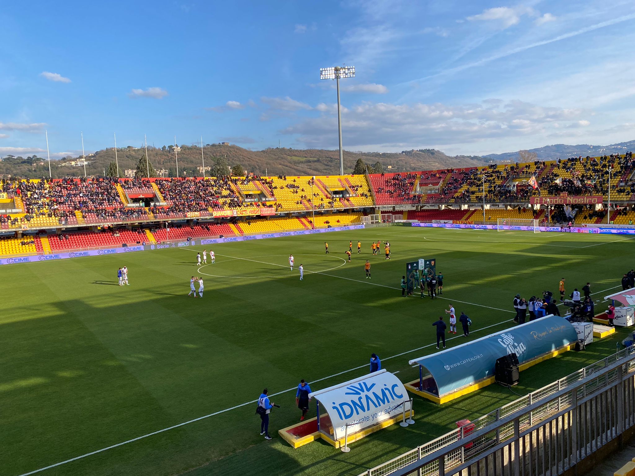 Benevento-Crotone: 3-1. Doppio Moncini, Forte la chiude. La Strega torna a sognare