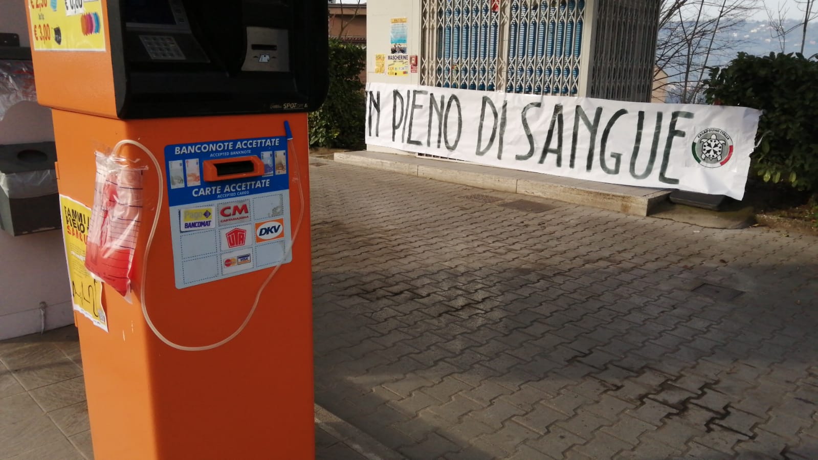 Benevento| Caro carburante, la protesta di CasaPound