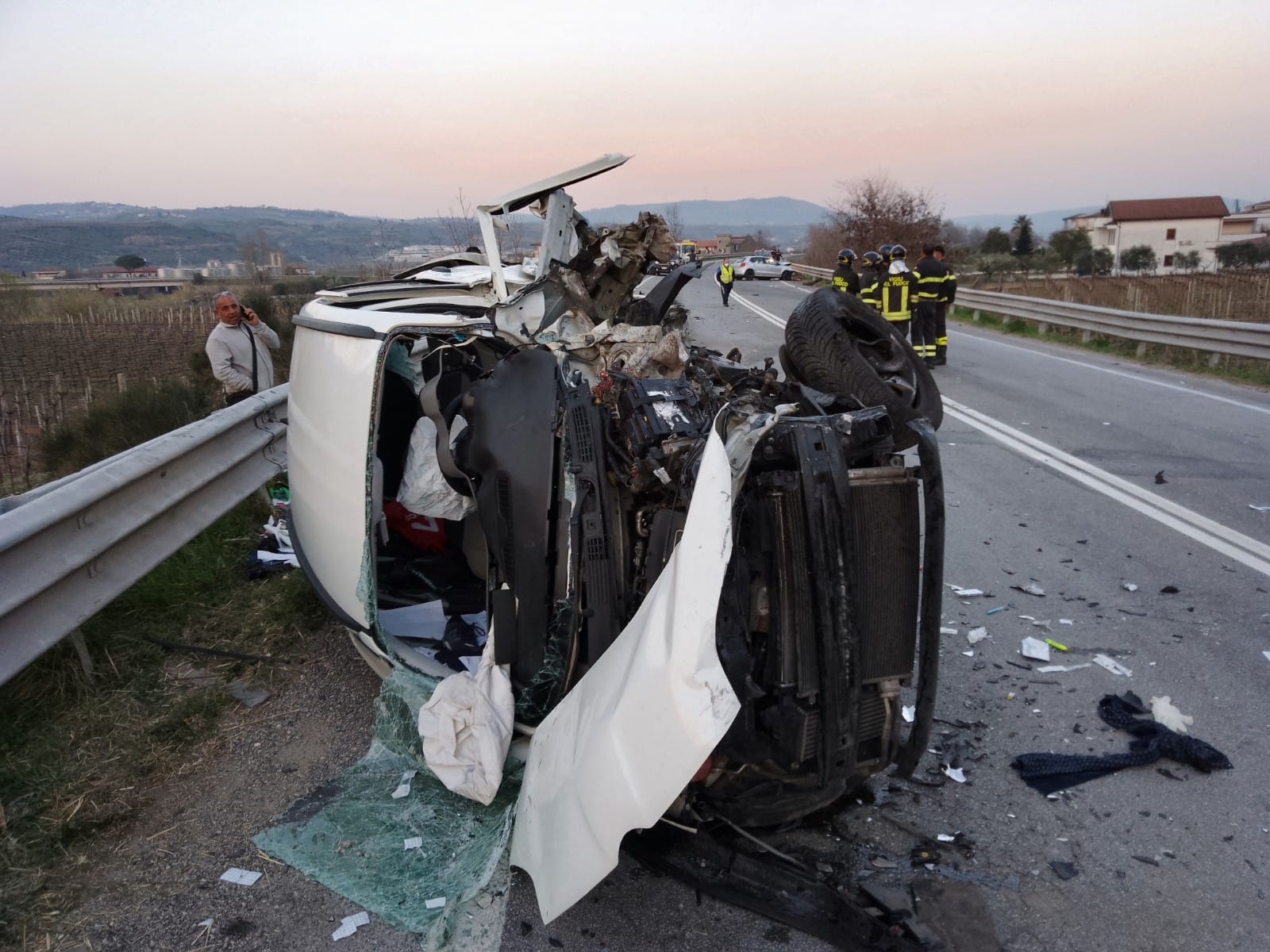 Incidente stradale lungo la Telesina, si aggrava il bilancio: non ce l’ha fatta il 56enne beneventano