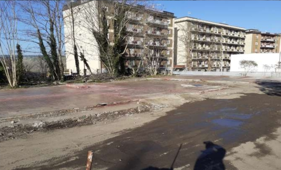 Ex Scuola Sannio, ripuliti gli spazi dall’amianto