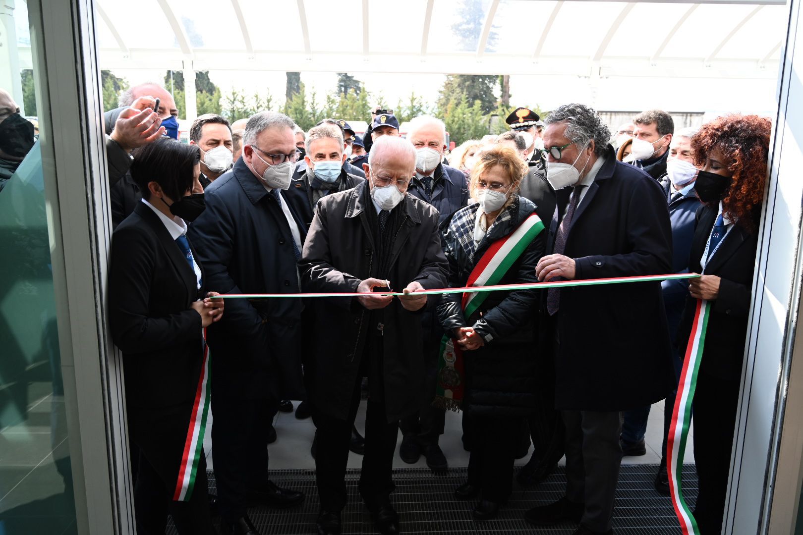 Grottaminarda| De Luca inaugura l’Autostazione Air. Acconcia: Irpinia strategica per i Trasporti nel Mezzogiorno