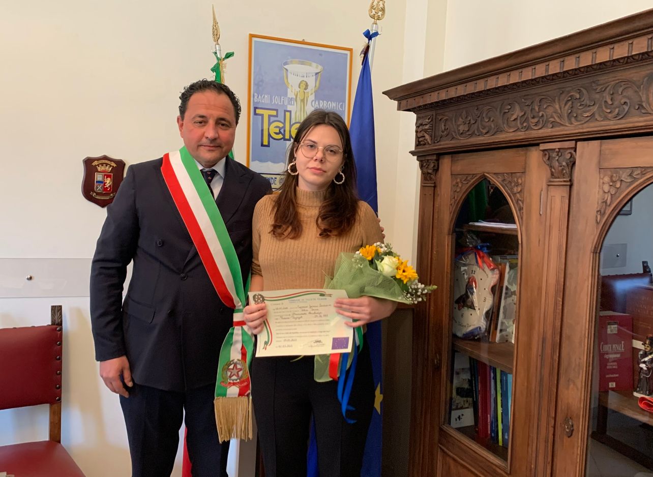 Telese Terme, conferita cittadinanza italiana a giovane ragazza ucraina