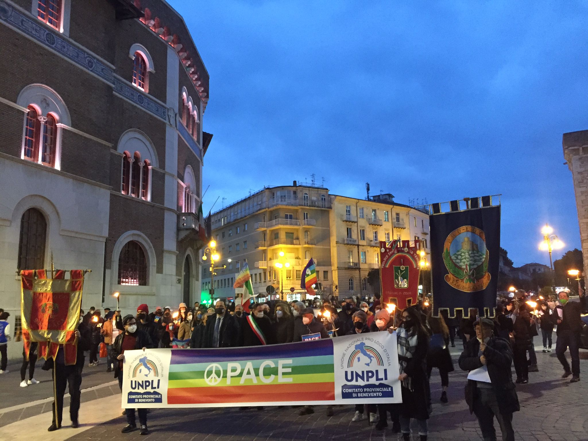 Benevento| Manifestazione pacifista dell’Unpli