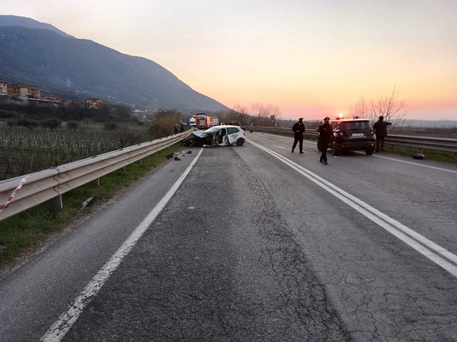 Incidente mortale tra Solopaca e Paupisi, morto un giovane