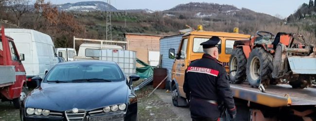 Carife| Sequestrati 4 furgoni, 4 auto e 4 mezzi agricoli di dubbia provenienza, denunciati una donna e un uomo