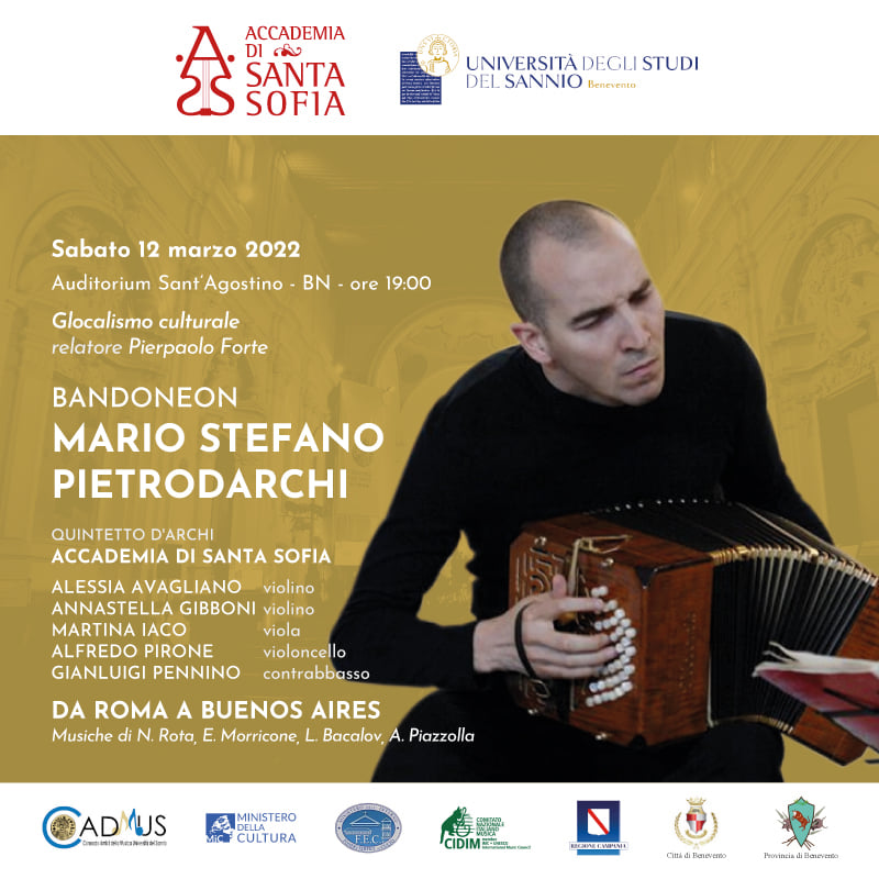 Accademia Santa Sofia, mercoledi il terzo appuntamento della Stagione Concertistica