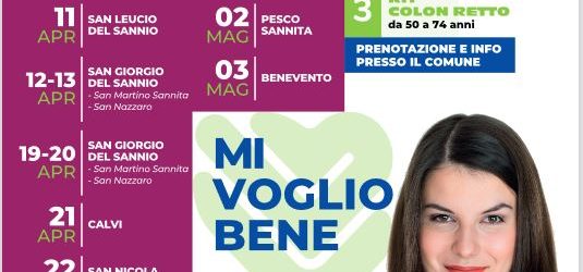 Prevenzione Oncologica: riprende il tour dell’Asl di Benevento