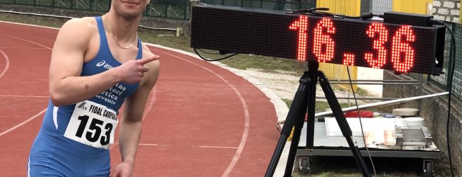 Atletica, Libertas Benevento: il velocista Verruso stabilisce nuovo recordo regionale nei 150m