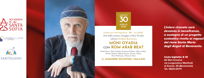 Benevento, grande attesa per l’appuntamento al Sant’Agostino con Moni Ovadia