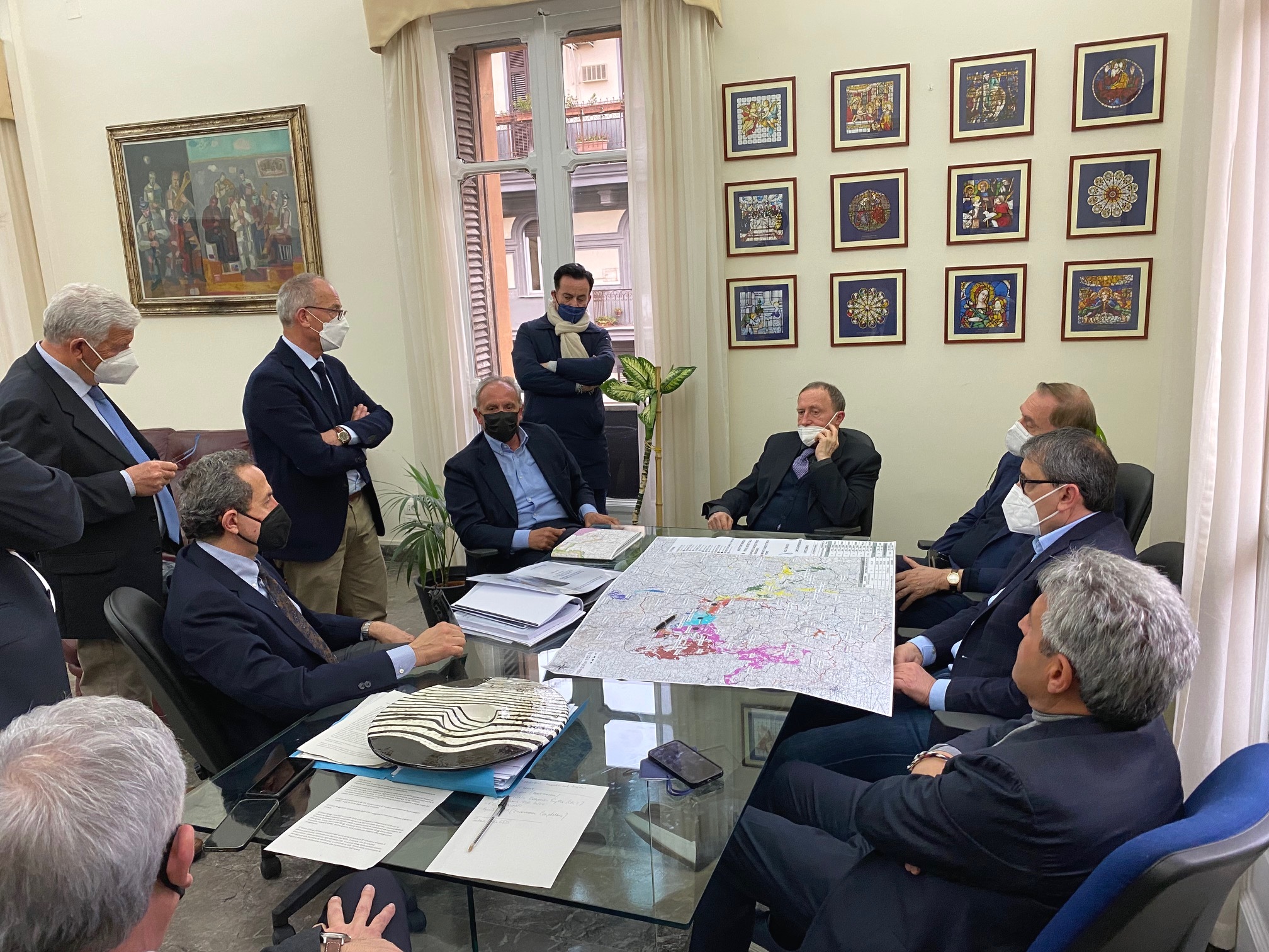 Il presidente della Provincia di Benevento incontra Bonavitacola, focus su Diga di Campolattaro e Stir di Casalduni