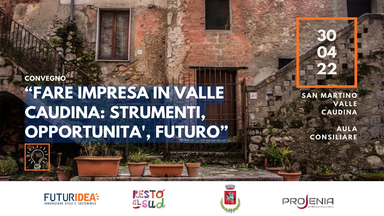San Martino Valle Caudina| Domani 30 aprile “Fare Impresa” appuntamento con Futuridea e Invitalia