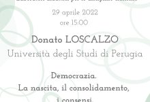 Il Circolo giannoniano incontra Donato Loscalzo per parlare della nascita della democrazia