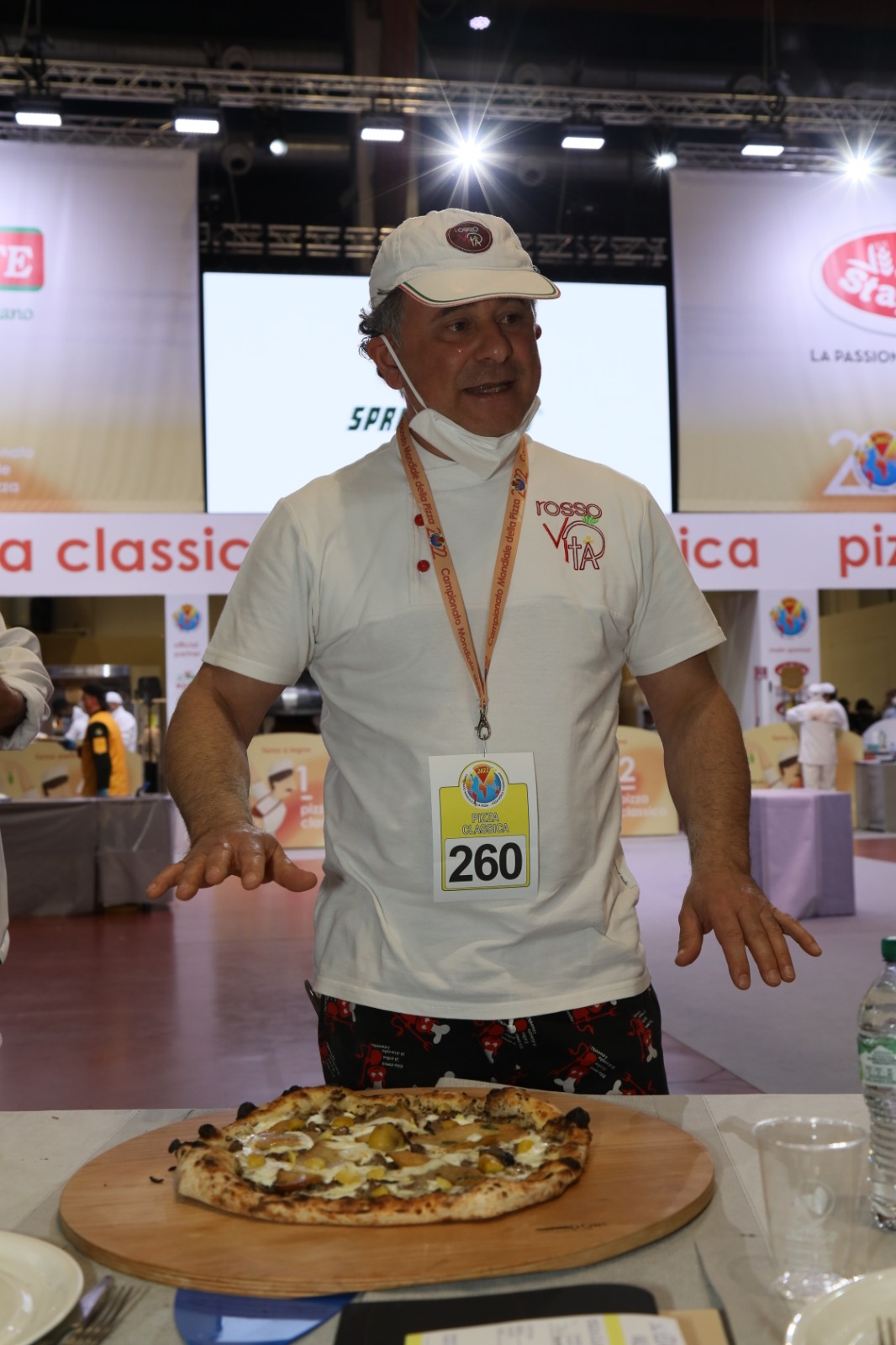 Campionato mondiale di pizza,  Michelangelo Gentile di Telese Terme si aggiudica il quarto posto