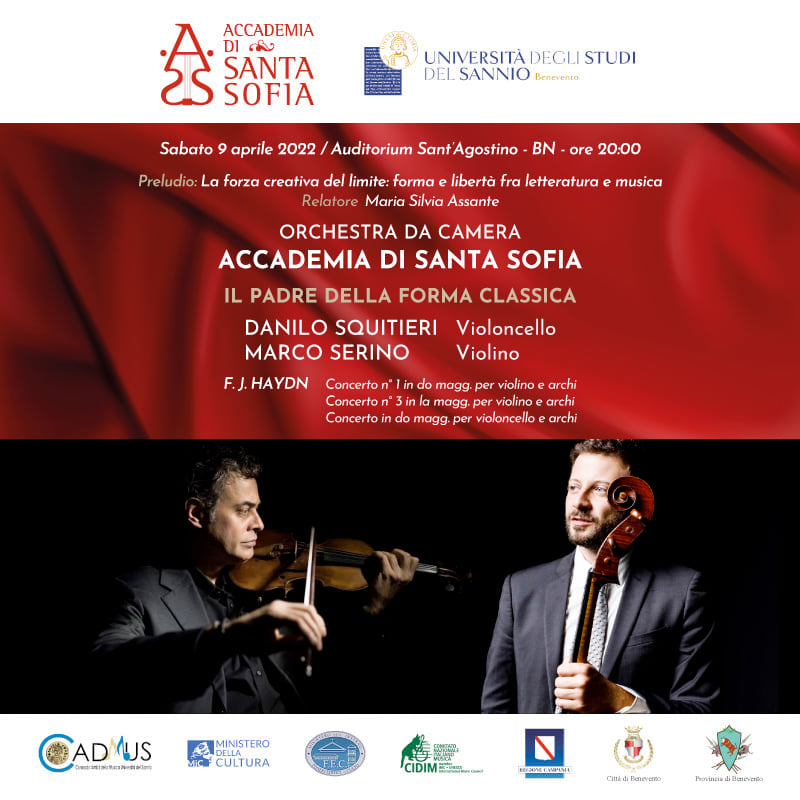 Accademia Santa Sofia, sabato 9 Aprile appuntamento con l’omaggio a Haydn