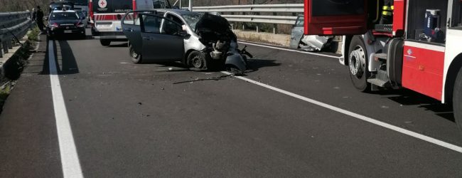 Statale 87, incidente tra Morcone e Pontelandolfo