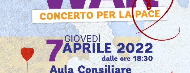 Stop War, Concerto per la Pace: Solopaca dice no alla guerra