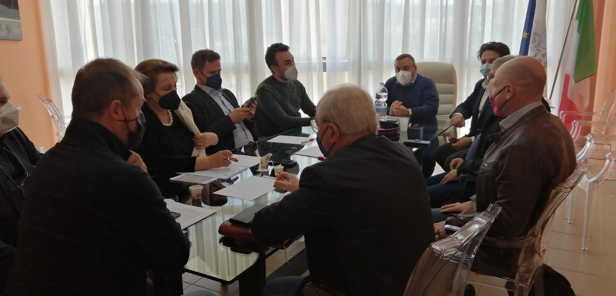 Hub vino nello scalo merci di Ponte Valentino, istituzioni a confronto