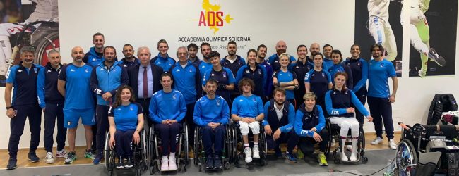 A Benevento arriva la Nazionale di Scherma Paralimpica: fino al venerdi il collegiale, poi due giorni di gare [FOTO]