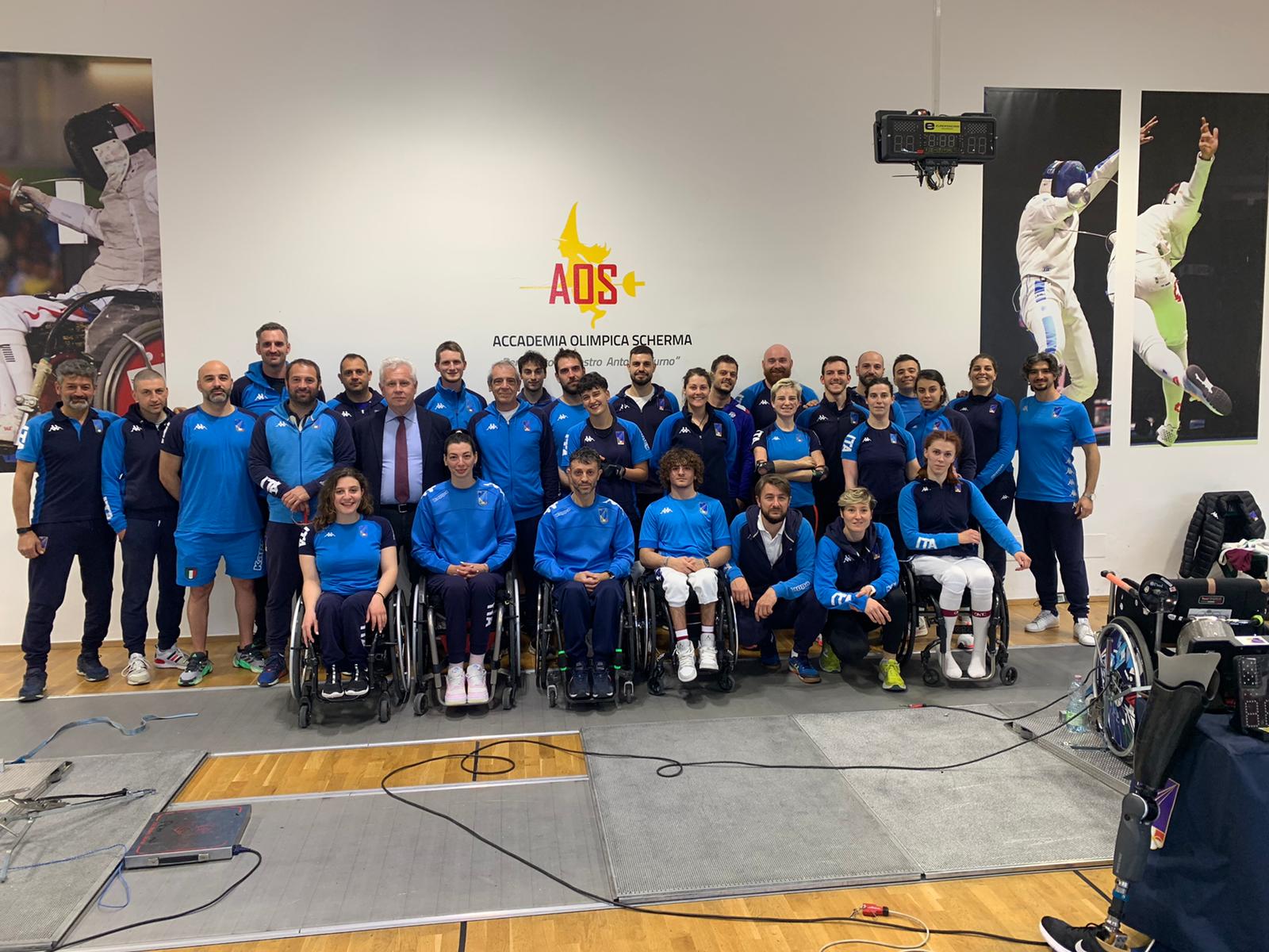 A Benevento arriva la Nazionale di Scherma Paralimpica: fino al venerdi il collegiale, poi due giorni di gare [FOTO]