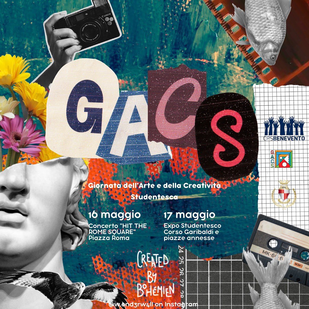 Benevento, il 17 maggio la Giornata dell’Arte e della Creatività Studentesca organizzata dalla Consulta degli Studenti