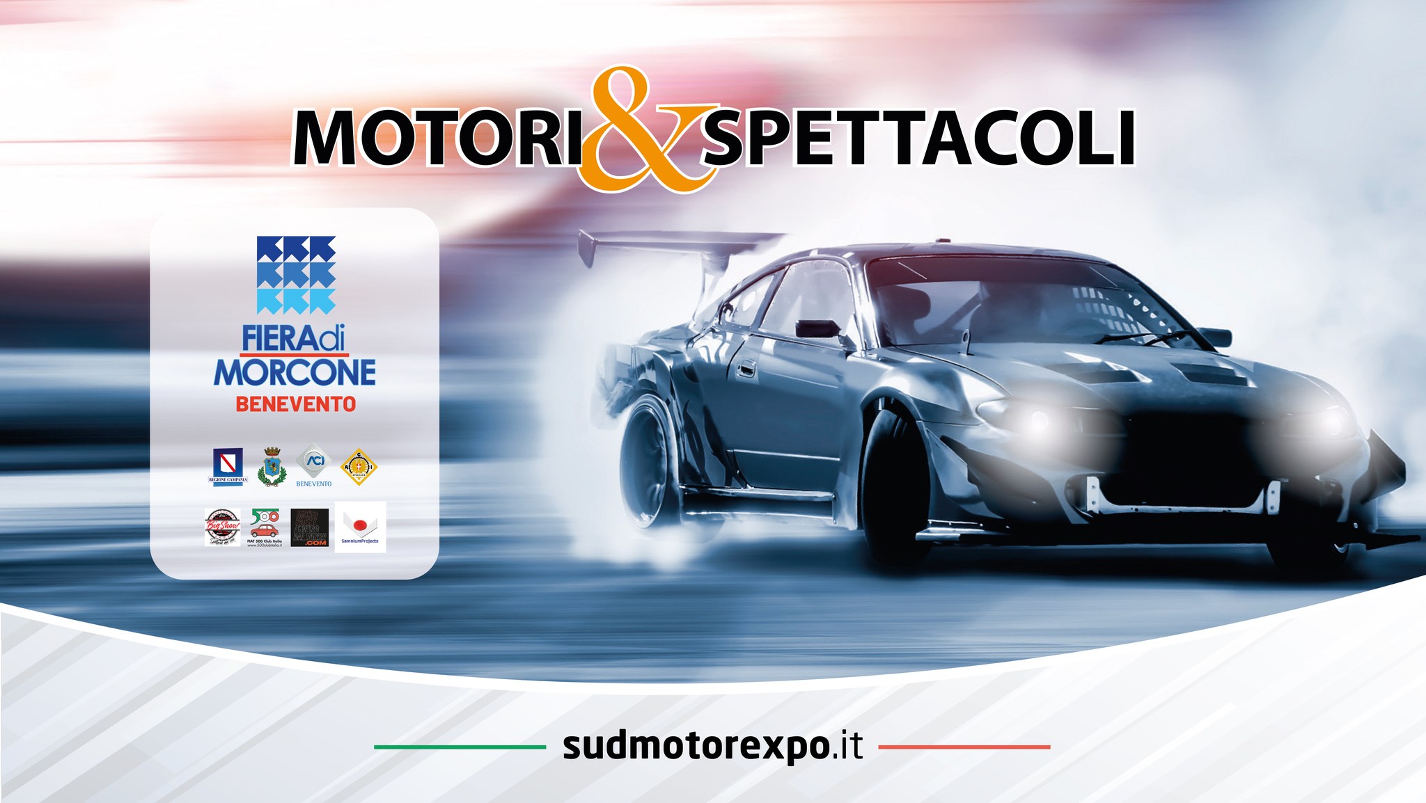 A Morcone il “Sud Motor Expo”: appuntamento dal 27 al 29 maggio