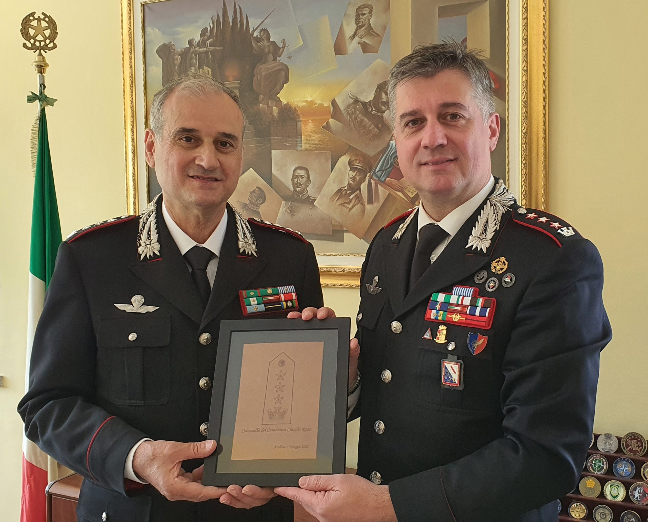 Avellino| Comando Provinciale dei Carabinieri, Claudio Rosa promosso Colonnello