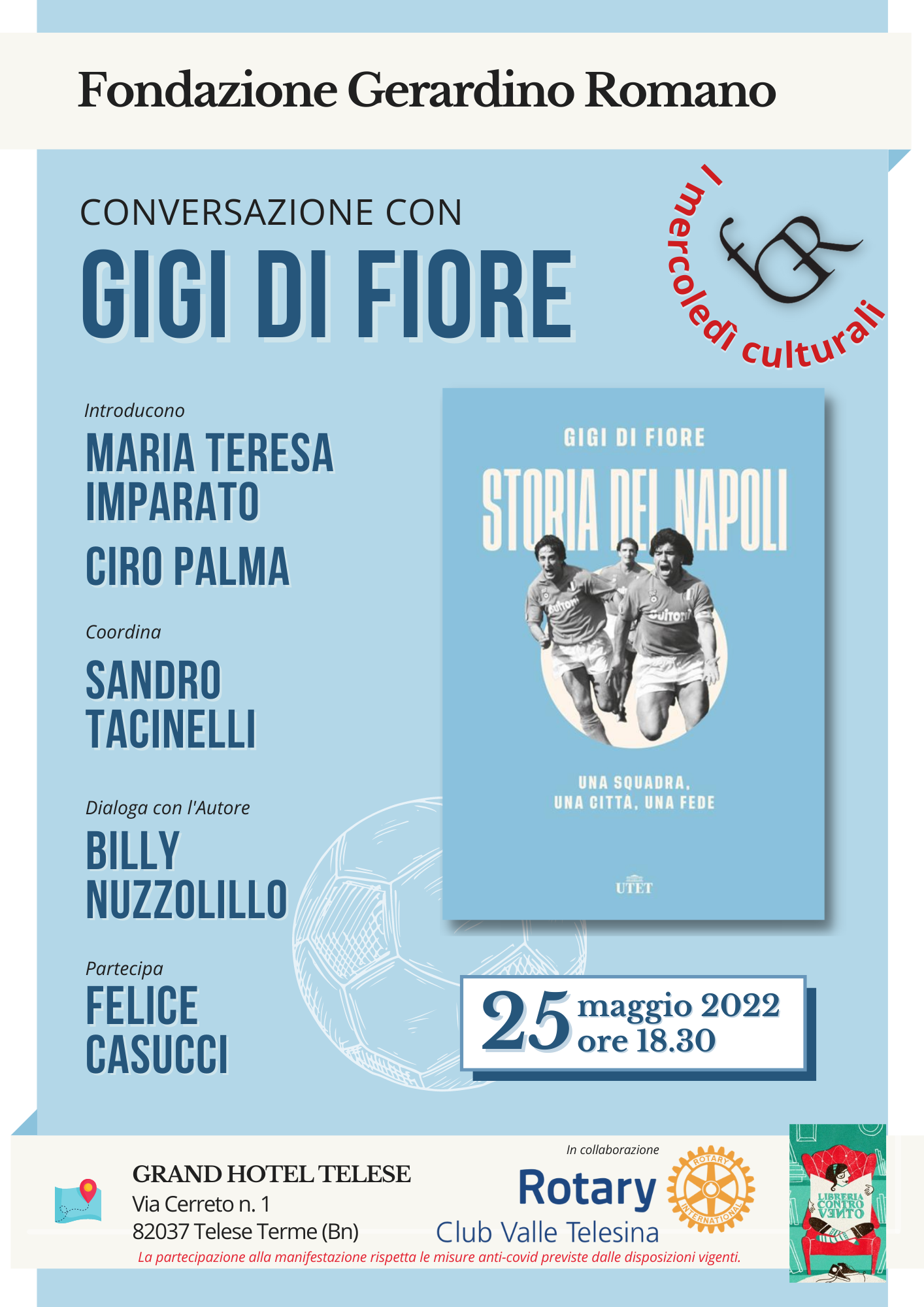 Alla Fondazione Romano Gigi Di Fiore presenta “Storia del Napoli”