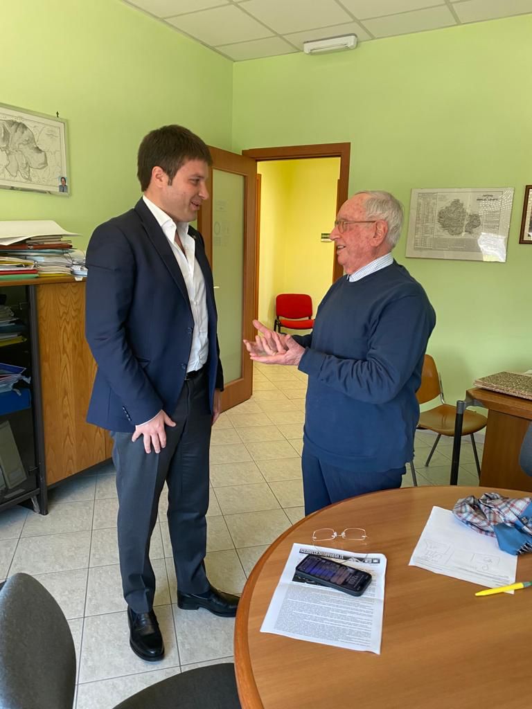 Puglianello| Il sindaco Rubano incontra Roberto Costanzo, storico leader della DC nel Sannio