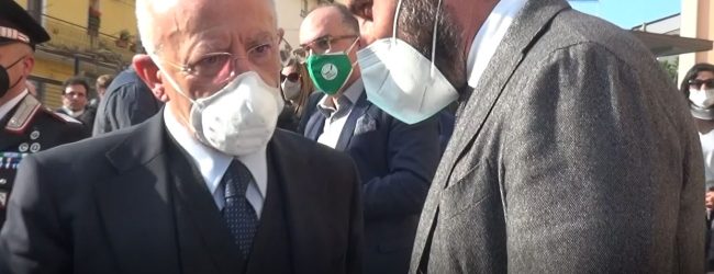 Sant’Alfonso Maria de’ Liguori, Maglione consegna missiva a De Luca a nome del Movimento Civico