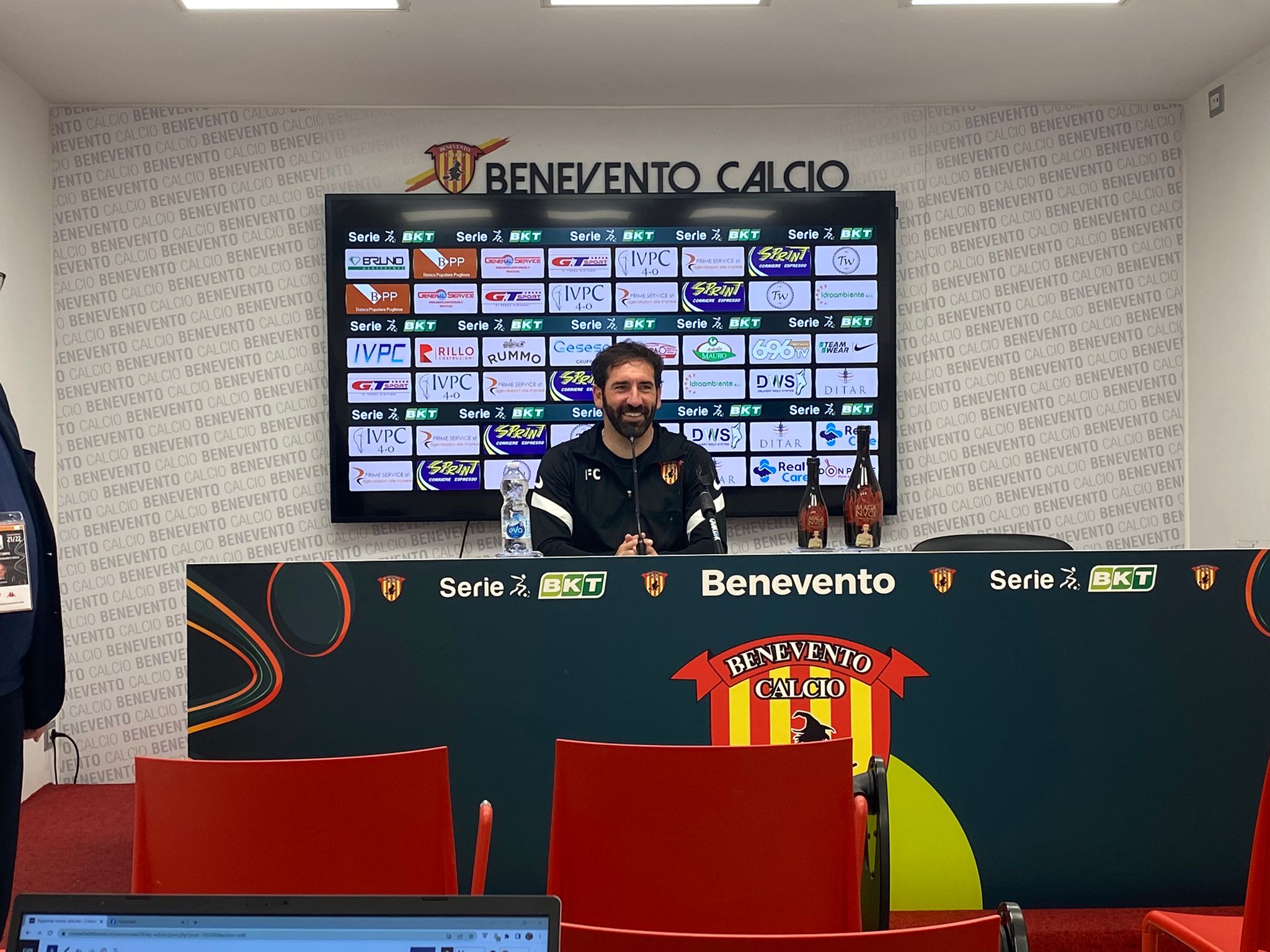 Benevento, Caserta: “Uno stadio così ti da’ la carica. A Pisa senza pensare al risultato di oggi”