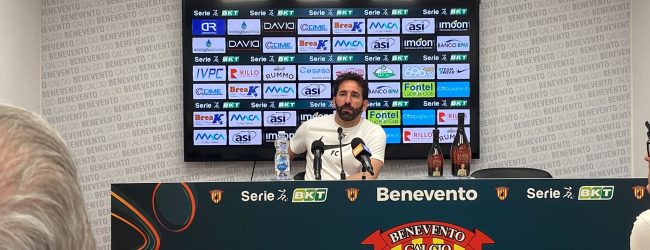 Benevento, Caserta: “Siamo in crescita, Cagliari forte in ogni reparto. Dimentichiamo il passato, puntiamo ad un campionato importante senza far calcoli”