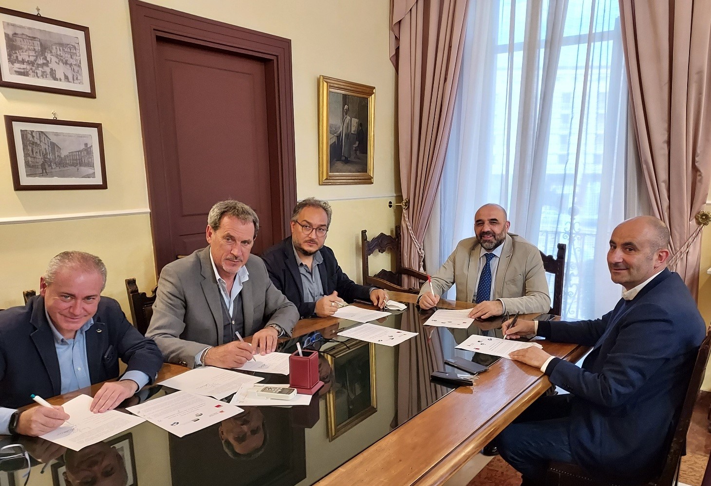 Firmato il protocollo d’Intesa tra Provincia di Avellino, Asi, Cgil, Cisl e Uil su sicurezza e legalità per lavoro e investimenti