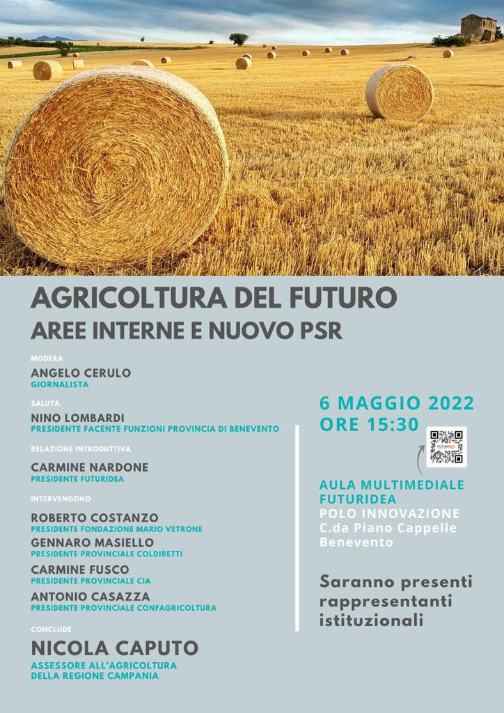Benevento|‘Aree interne e Agricoltura del Futuro’, focus con l’Assessore Regionale Caputo